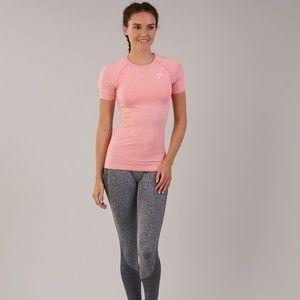 Gymshark pink marl t shirt